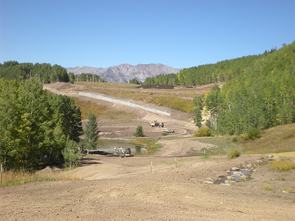 Driveway for a single family home in Far Away Ranch, San Miguel County, CO